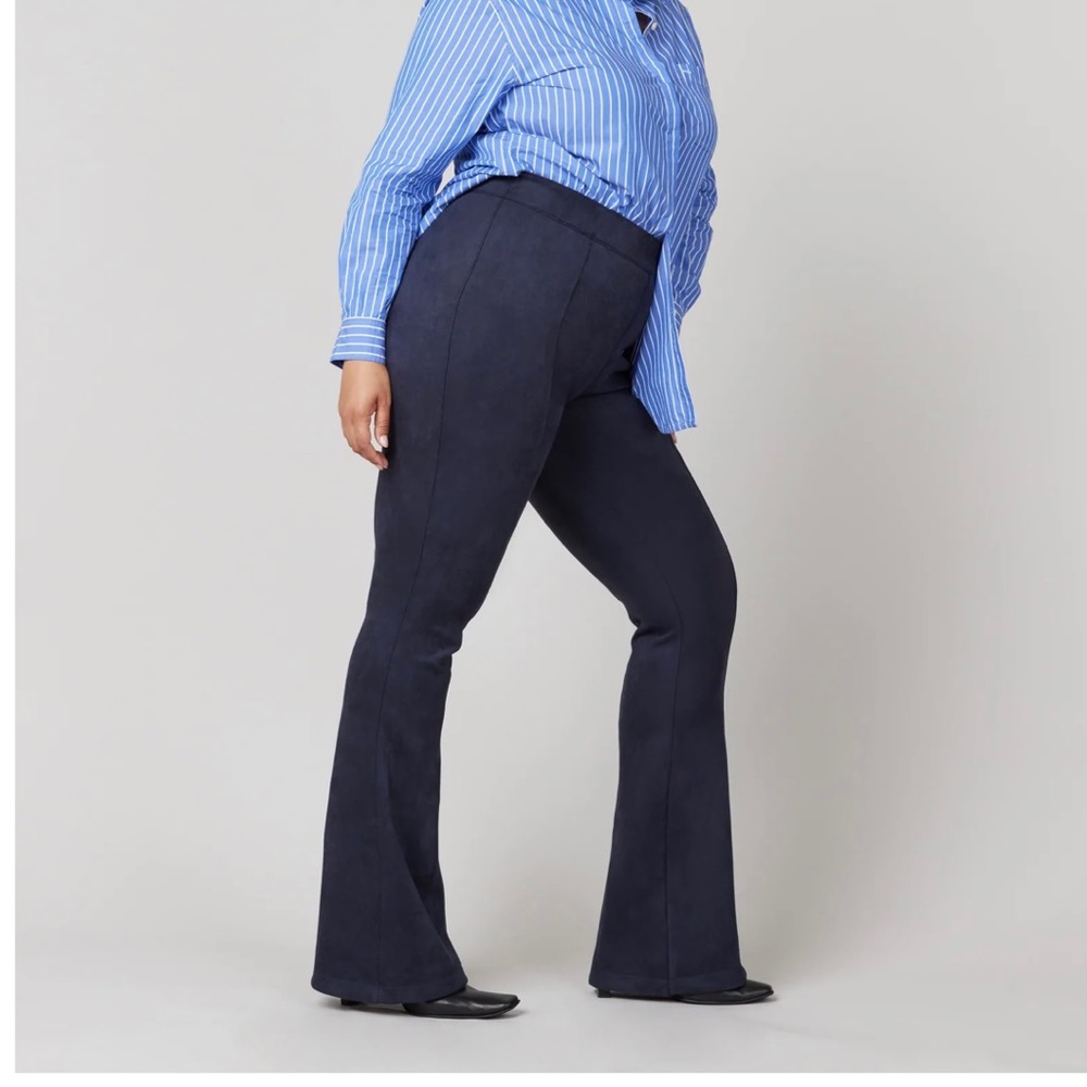 Spanx Faux Suede Flare Pants